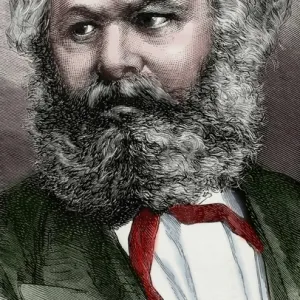 Karl Marx (1818-1883). German Philosopher, political economi