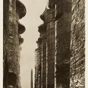 Karnak Temple Complex, Egypt - Pillars of the Hypostyle Hall