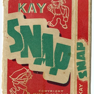 Kay Snap playing cards - box design