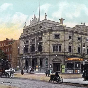 The Kennington Theatre, Kennington Park Road, Kennington (formerly - The Princess of Waless Theatre) - damaged by German bombing in 1943 and subsequently demolished. Date: 1906
