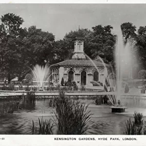 Kensington Gardens, Hyde Park, London Date: circa 1910
