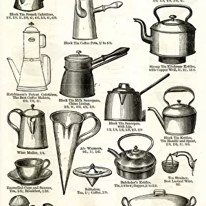 Kettles, Coffee Pots and other items