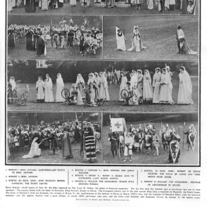 The Key of England celebrates its pageant, 1908