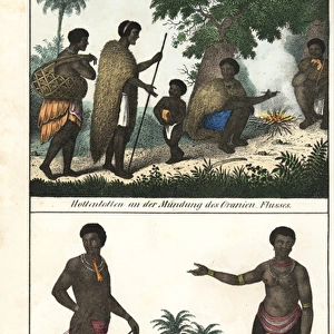 Khoikhoi people at the Orange River, and Gonaqua