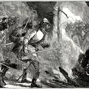 Kieutenant William Alexander Kerrs successful attack on rebels at Kolhapur