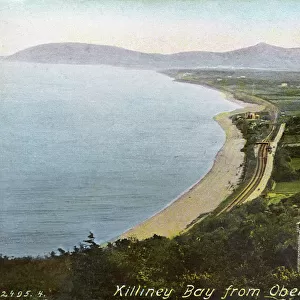Killiney Bay, Ireland, from Obelisk Hill