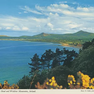 Killiney Bay, Showing Bray Head and Wicklow Mountains