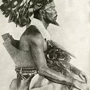King Akondo, Belgian Congo, Central Africa