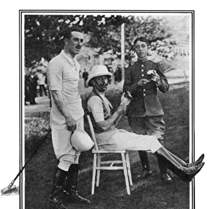 King Alfonso XIII as a polo player, 1915