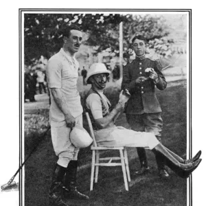 King Alfonso XIII as a polo player, 1915