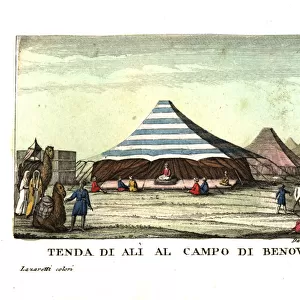 King Alis tent at Benowm, Kingdom of Ludamar