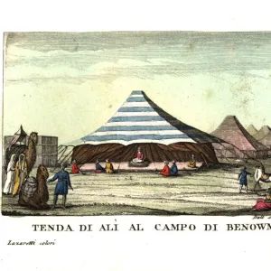 King Alis tent at Benowm, Kingdom of Ludamar