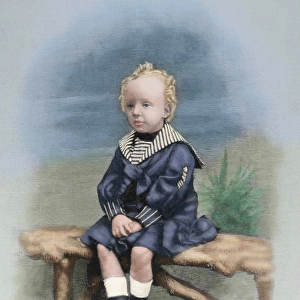 King Alphonse XIII child