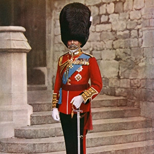 King George V as Colonel-in-Chief of Grenadier Guards