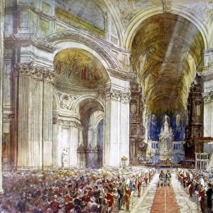 King George V Silver Jubilee Service in St. Pauls Cathedral