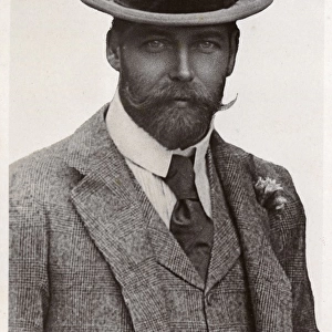 King George V - tweed suit and hat
