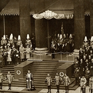 King George VI declares Festival of Britain open