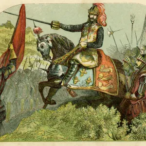 King Henry V at the Battle of Agincourt