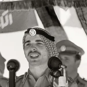 King Hussein of Jordan Print, Mid 1950s King Hussein of Jordan Print, Mid 1950s