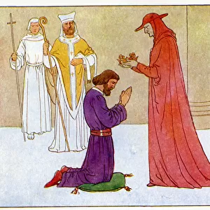 King John re-crowned by Cardinal Pandulf Verraccio