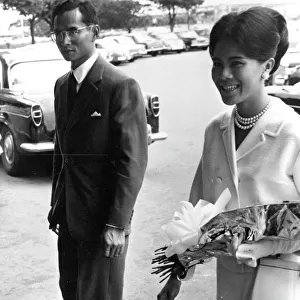 King and Queen of Thailand at Eastbourne, Sussex