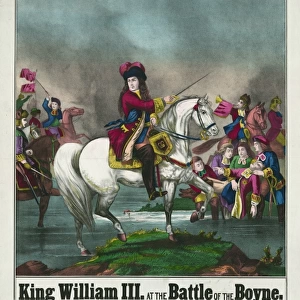 King William III at the battle of the Boyne