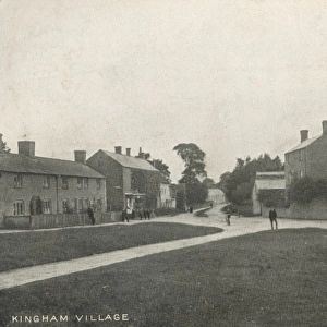 Kingham, Oxfordshire - The Village Green and Pub