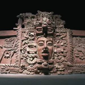 Kinich Ahau, Mayan sun god. 500-800. Classical