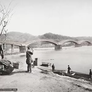 Kintibashi, Kintai arched bridge, Iwakuna, Japan