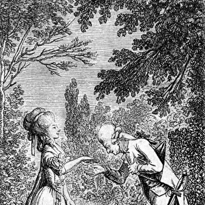 Kissing the hand(18th century)