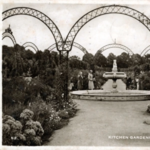 Kitchen Gardens & Fountain, Sandringham, Norfolk