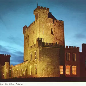 Knappogue Castle by night County Clare, Republic of Ireland