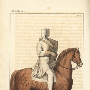 Knight Templar in combat uniform, 12th century
