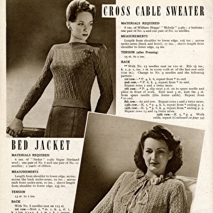 Knitting pattern 1944