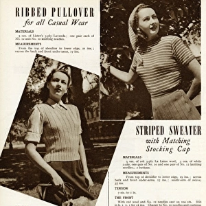 Knitting pattern 1945