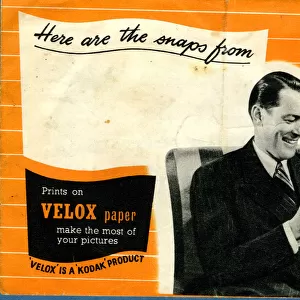 Kodak Velox photograph wallet