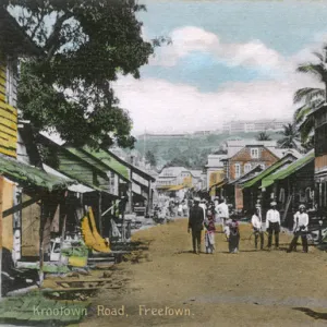 Krootown Road, Freetown, Sierra Leone, West Africa