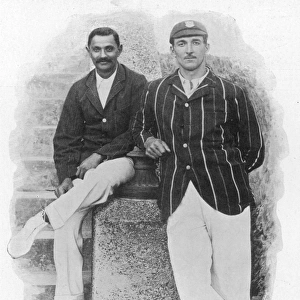 Ks Ranjitsinhji and C B Fry, cricketers