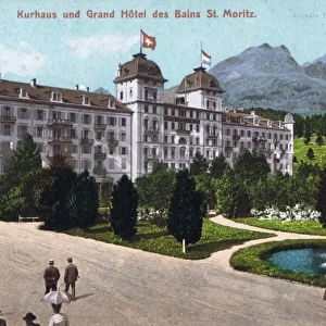 The Kurhaus and Grand Hotel des Bains in St Moritz, Switzerl