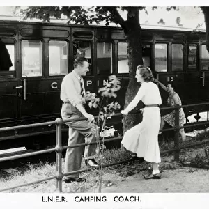 L. N. E. R. Camping Coach - accomodates six persons