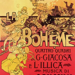 La Boheme Opera Score by Giacomo Puccini