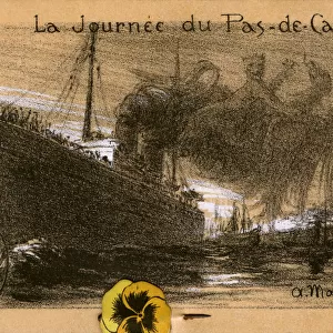 La Journee du Pas-de-Calais Charity card - WWI