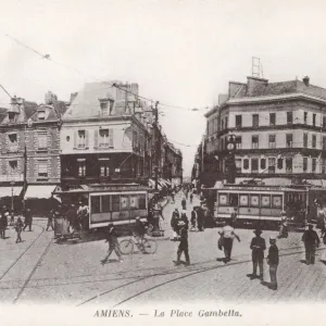 La Place Gambetta, Amiens, France La Place Gambetta, Amiens, France