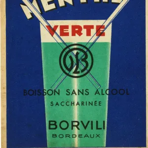 Label, Menthe Verte