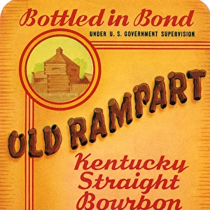 Label for Old Rampart, Kentucky Straight Bourbon Whiskey