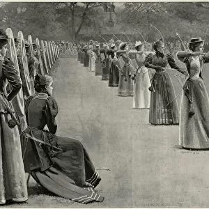 Ladies Meeting of the Toxophilite Society, Regents Park