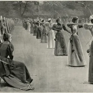 Ladies Meeting of the Toxophilite Society, Regents Park