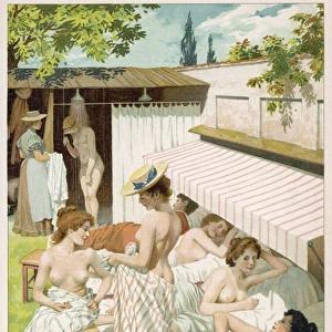 Ladies Sunbathing 1905