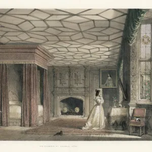 Lady in Bedroom, Knole