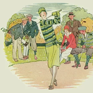 Lady golfer (1928)